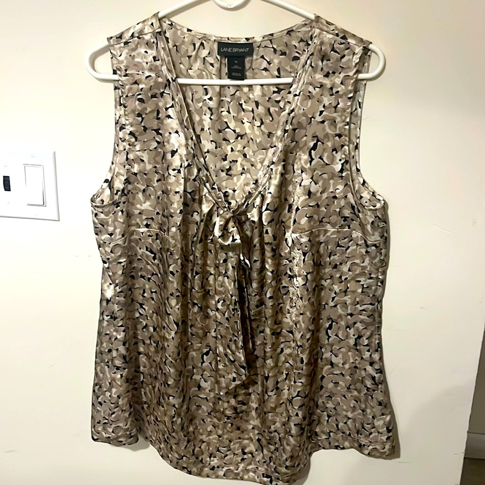 Lane Bryant sleeveless blouse